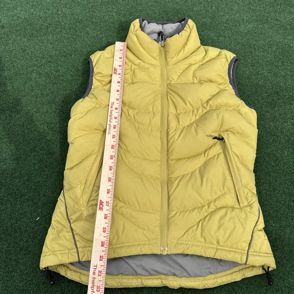 REI Co-Op Woman's Size XS Yellow Quantum Quilted Down Puffer Vest Full‎ Zip - Picture 5 of 9